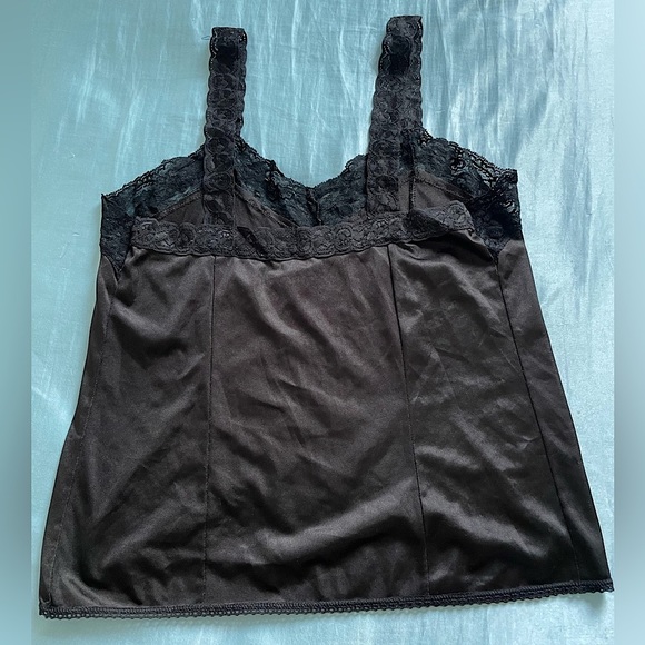 Cute Lace Detail Black Sexy Top - Picture 4 of 5